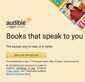 Amazon Audible For Free