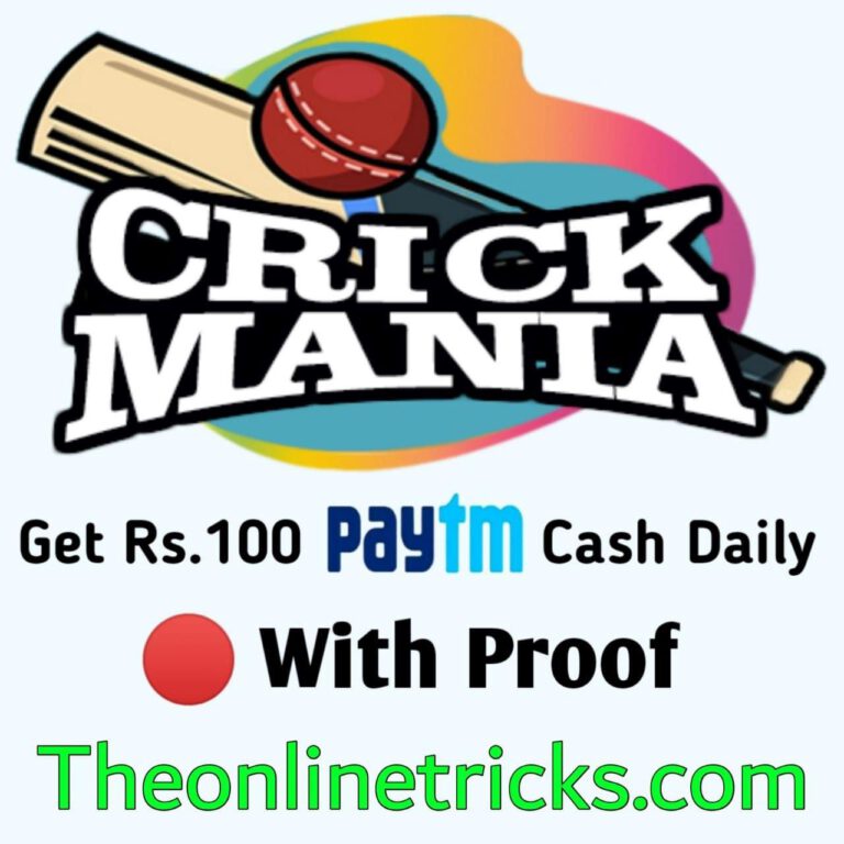 CrickMania PayTm Offer